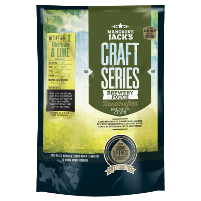 Mangrove Jacks Elderflower and Lime Cider